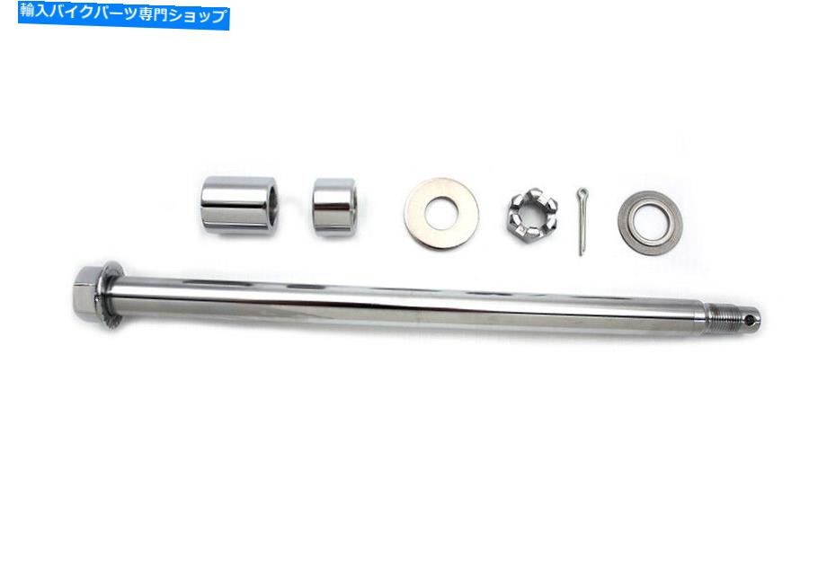 クロームパーツ Chromeリアアクスルキットはハーレー - ダビッドソンにフィットします Chrome Rear Axle Kit fits Harley-Davidson【並行輸入品】