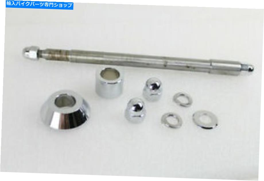 クロームパーツ Harley Davidsonによるフロントアクスルキットクローム10-5 / 8 V-Twin Front Axle Kit Chrome 10-5/8 Length for Harley Davidson by V-Twin【並行輸入品】 33,353円