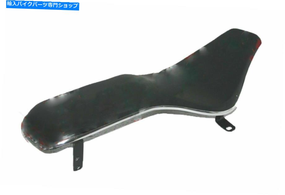 クロームパーツ クロムエッジ銃の弾丸フィッティングS2Uが付いているロイヤルエンフィールド完全なデュアルシート Fits Royal Enfield Complete Dual Seat With Chrome Edging Bullet Fitting S2u【並行輸入品】