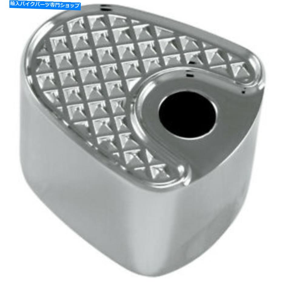クロームパーツ Eddie Trotta CrossカットクロムイグニッションスイッチカバーハーリーFLH / T 07-13 Eddie Trotta Cross Cut Chrome Ignition Switch Cover Harley FLH/T 07-13【並行輸入品】