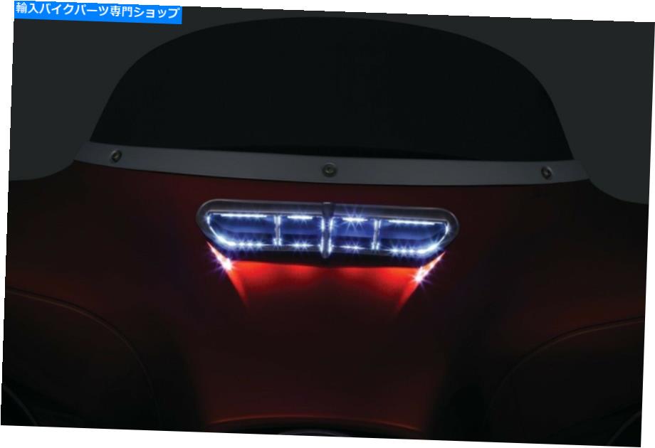 クロームパーツ Kuryakyn 5053クロームLEDライト付き付きリングコメント14-19フリフFLHTCUI-オリジナルのタイトルを表示する Kuryakyn 5053 クロームLEDライト付きフェアリングベント 14-19 ハーレーツーリングFLHX FLHTCUI- show original title【並行輸入品】