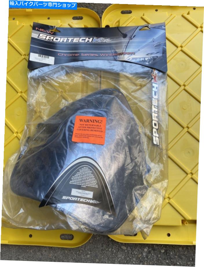 クロームパーツ Sportech Windscreen 98'-03 'スズキカタナ600/750ブラッククローム45501021 Sportech Windscreen 98’-03’ Suzuki Katana 600/750 Black Chrome 45501021【並行輸入品】