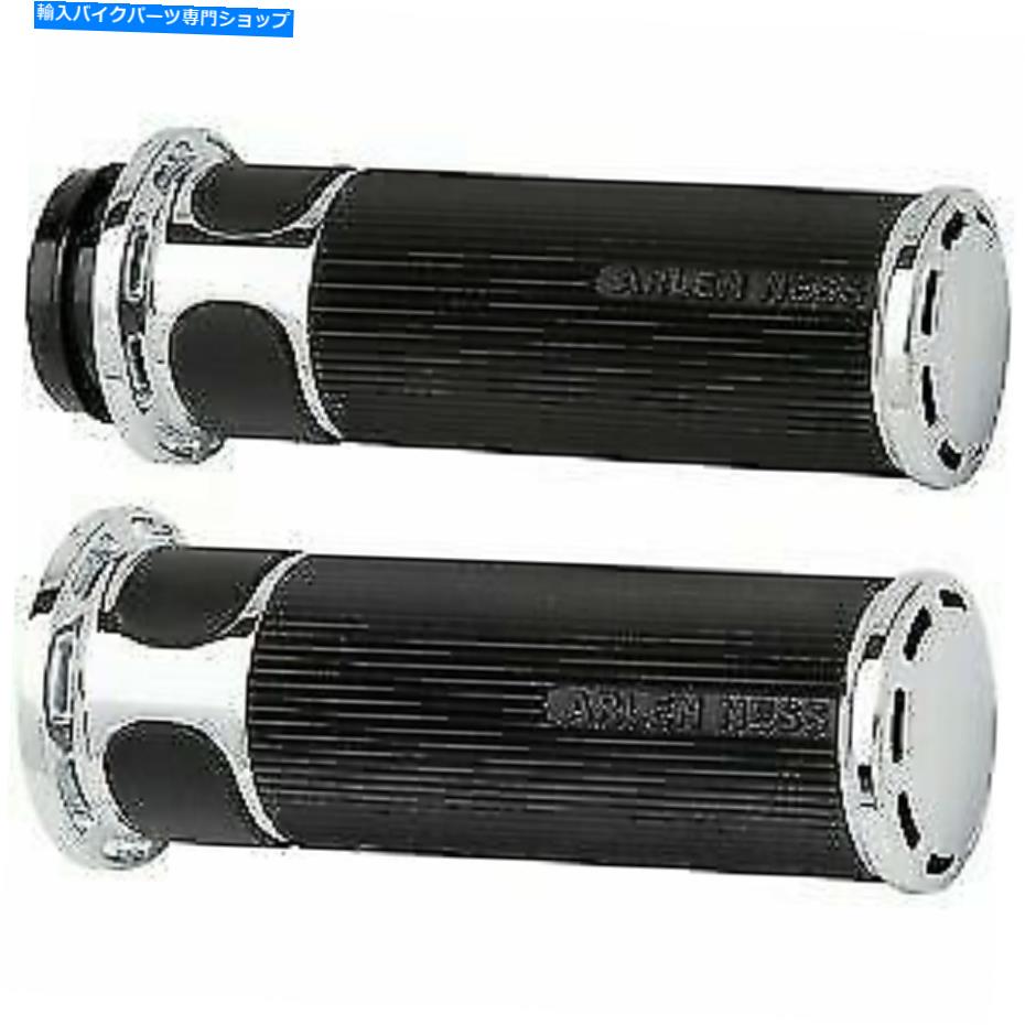 クロームパーツ ハーレー電子TBWのためのArlen Ness Fusion Chromeスロットトラックハンドグリップ Arlen Ness Fusion Chrome Slot Track Hand Grips for Harley Electronic TBW【並行輸入品】 32,476円