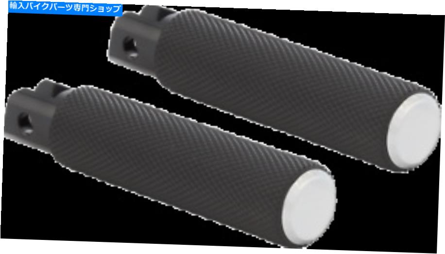 クロームパーツ Arlen NESS 07-941フュージョンシリーズフットペッグクロム刻み付き Arlen Ness 07-941 Fusion Series Footpegs Chrome Knurled【並行輸入品】