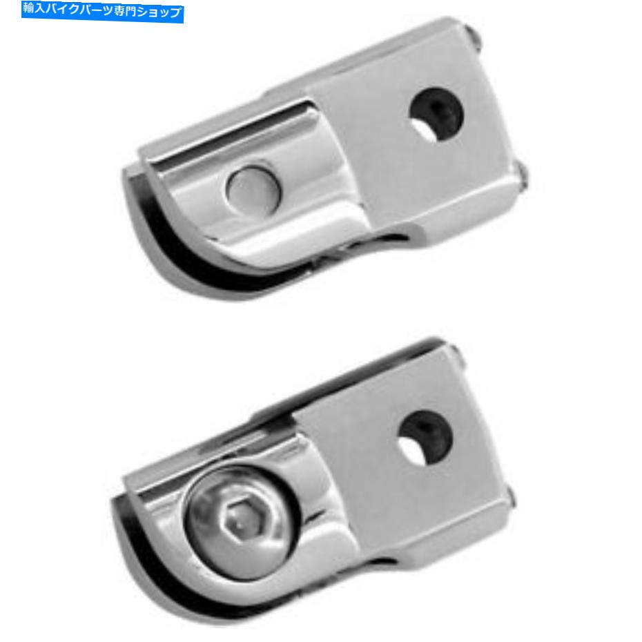 クロームパーツ アキュトロニクスリアフットペグアダプタ - クローム| FRMT401-C. Accutronix Rear Footpeg Adapter - Chrome | FRMT401-C【並行輸入品】