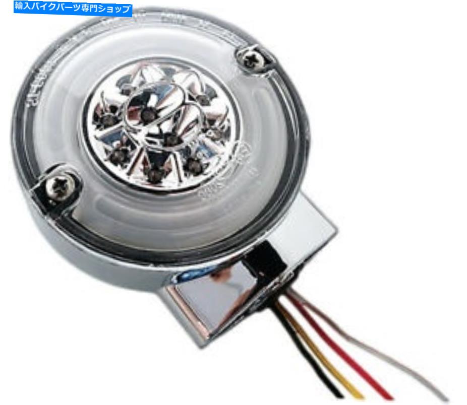 クロームパーツ ハードドライブ164510シングル機能後部ターン信号クロムW /クリアレンズ HARDDRIVE 164510 Single Function Rear Turn Signal Chrome W/Clear Lens【並行輸入品】