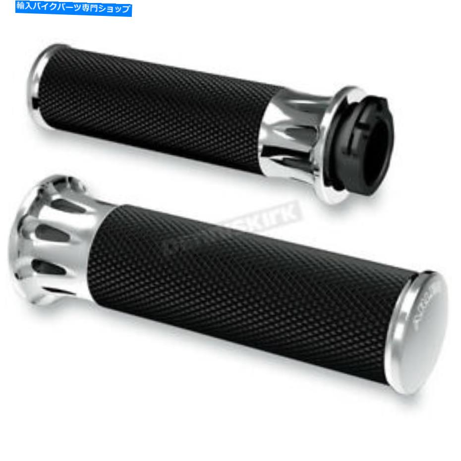 クロームパーツ Arlen Ness Chrome Deep Cut Fusion Grips - 07-318 Arlen Ness Chrome Deep Cut Fusion Grips - 07-318【並行輸入品】