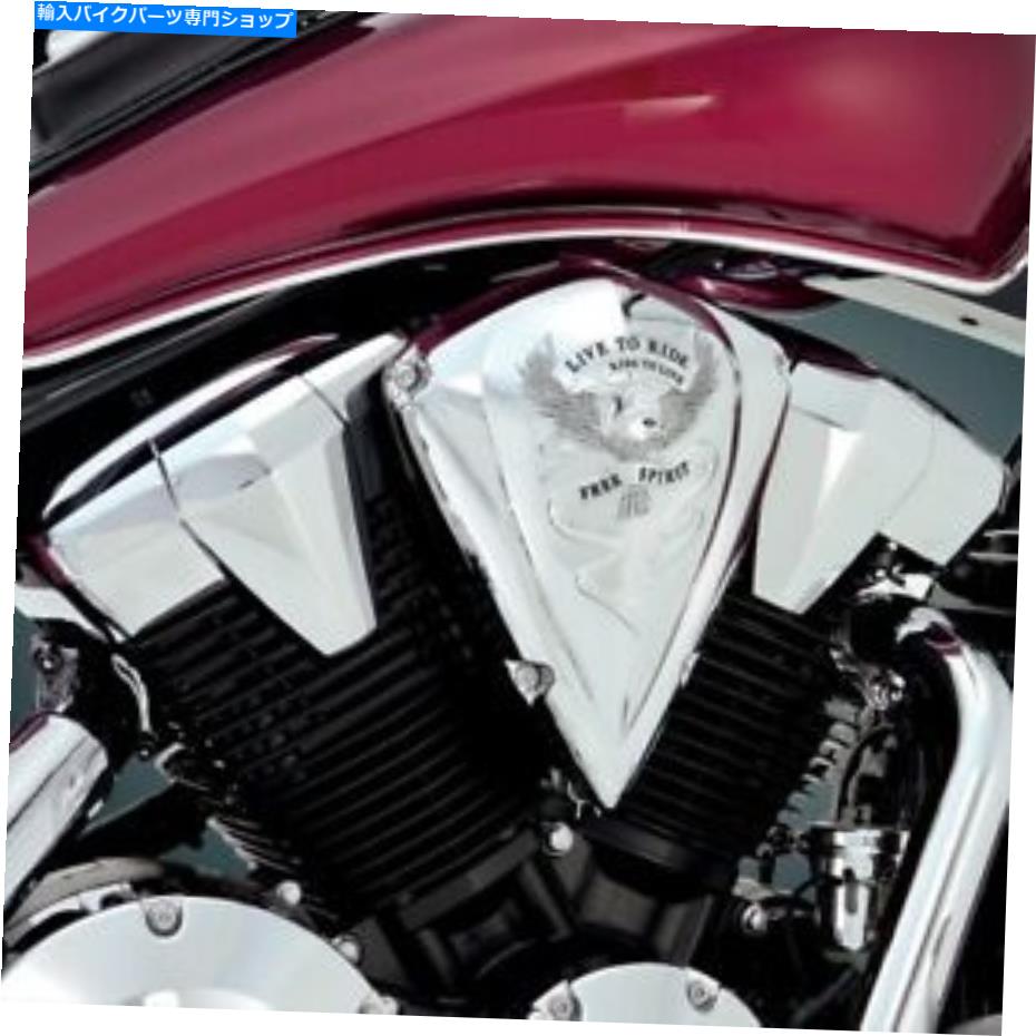 クロームパーツ Show Chrome 55-354エアクリーナカバー Show Chrome 55-354 Air Cleaner Cover【並行輸入品】