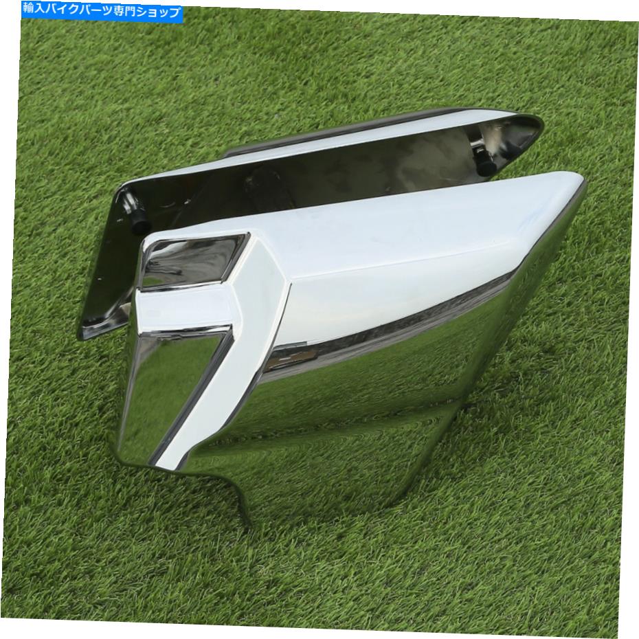 クロームパーツ L＆Rサイドカバーパネルフィットハーレーツーリングエレクトラストリートグライドロード王09-20 L&R Side Cover Panel Fit For Harley Touring Electra Street Glide Road King 09-20【並行輸入品】