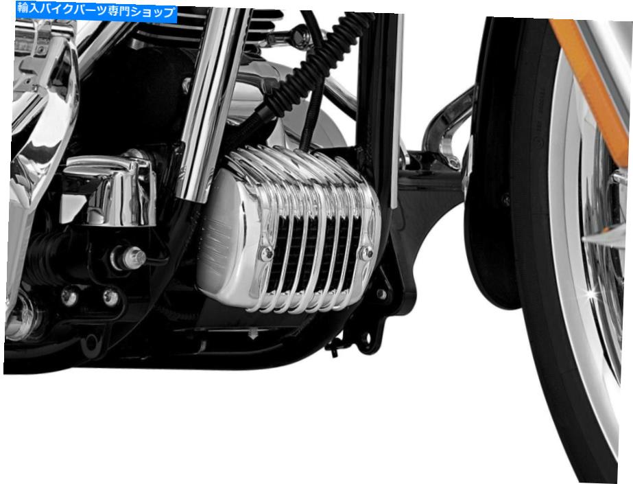 クロームパーツ 新しいハーレー - ダビッドソンFLS SOSAIL SLIM 2012-2014Regulator Cover Chrome by Kuryakyn New Harley-Davidson FLS Softail Slim 2012-2014Regulator Cover Chrome by Kuryakyn【並行輸入品】