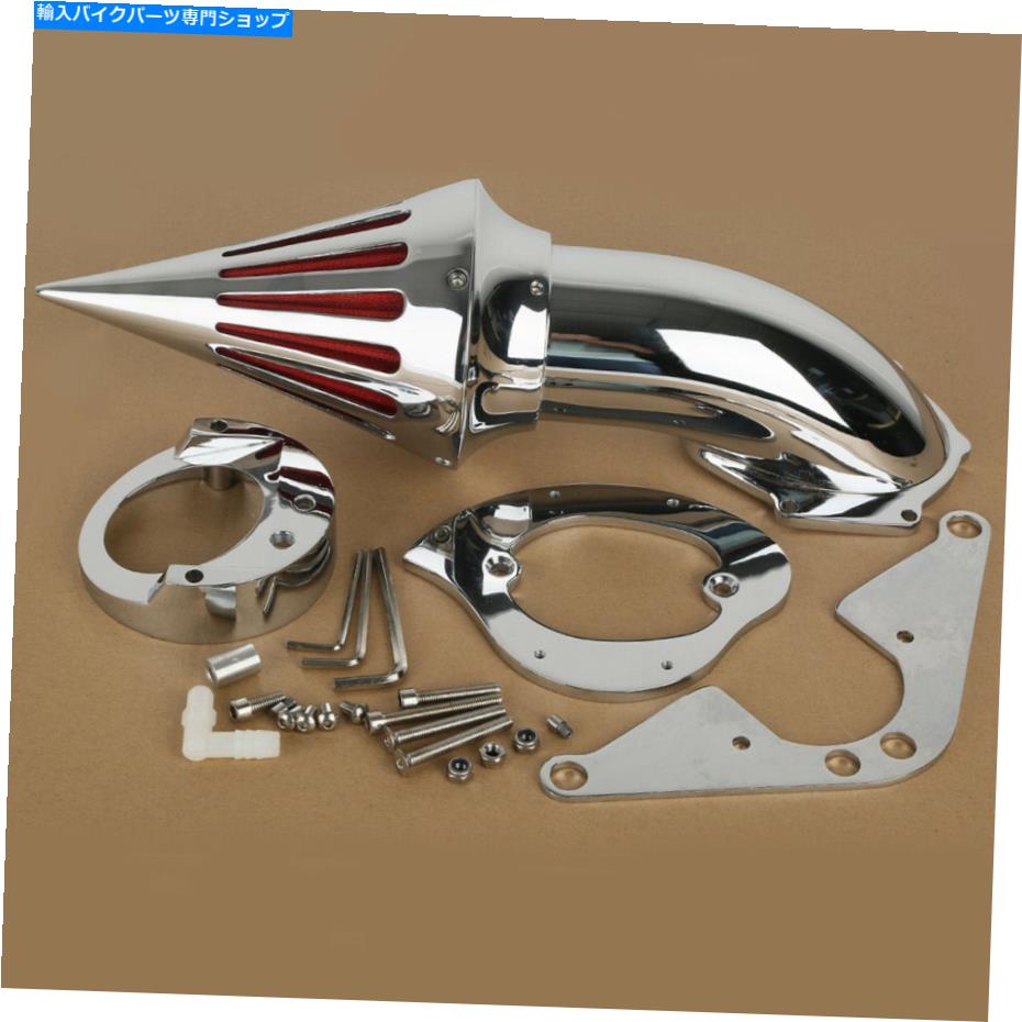 クロームパーツ ヤマハロードスター1600 1700 99 upのためのクロムスパイクエアクリーナリー摂取フィルターフィット Chrome Spike Air Cleaner Intake Filter Fit For Yamaha Road Star 1600 1700 99-Up【並行輸入品】
