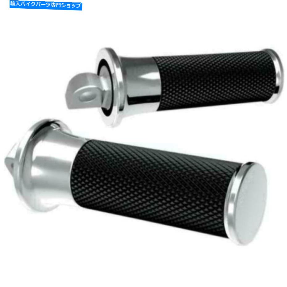 クロームパーツ Arlen NESS 07-920フュージョンスムージークローム/ブラックフットペッグセット Arlen Ness 07-920 Fusion Smoothie Chrome/Black Footpeg Set【並行輸入品】