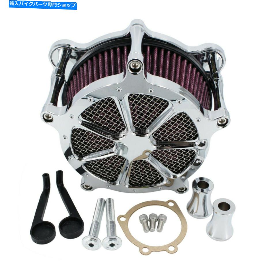 クロームパーツ Harley Touring Breakout DynaのためのChrome CNC赤い空気クリーナーの摂取フィルターキット Chrome CNC RED Air Cleaner Intake Filter Kits For Harley Touring Breakout Dyna【並行輸入品】
