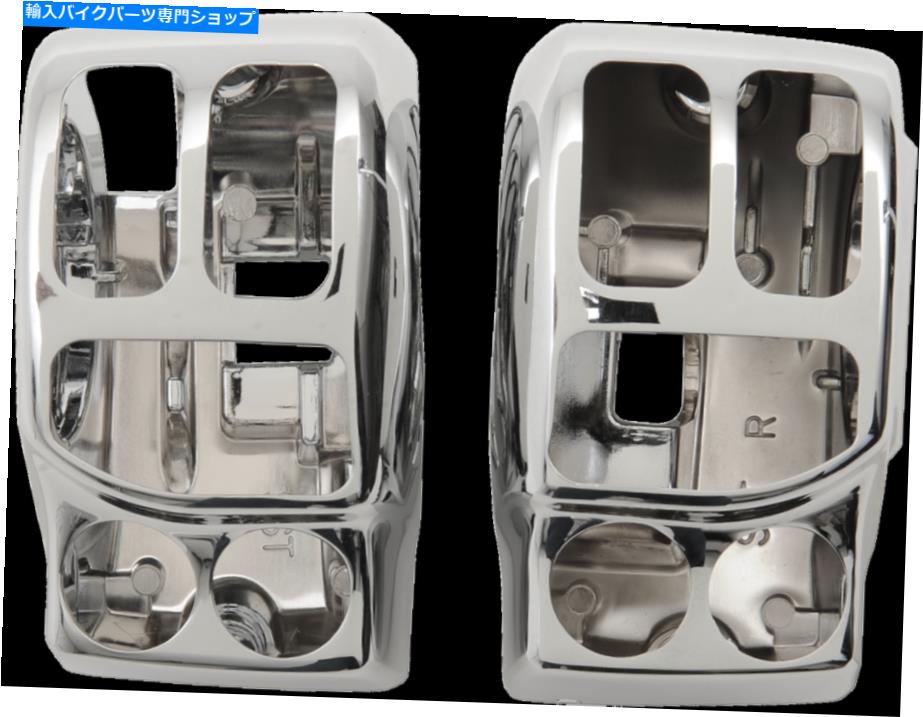 クロームパーツ Harley Flht / FLHX / FLHR 14-20 W /油圧クラッチ用クロームスイッチハウジングキット Chrome Switch Housing Kit for Harley FLHT/FLHX/FLHR 14-20 w/ Hydraulic Clutch【並行輸入品】
