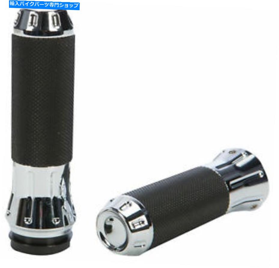 クロームパーツ ハードドライブクロームフライバイワイヤー毒毒字音 HARDDRIVE Chrome Fly-By-Wire Venom Grips Raw Cut【並行輸入品】