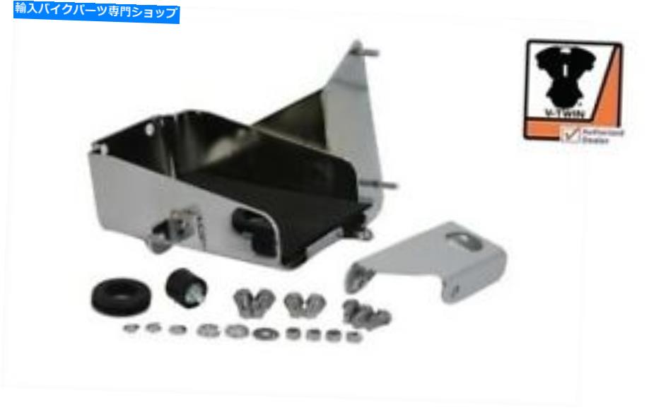 クロームパーツ クロムバッテリーキャリアキットXLH 1967-1978 Chrome Battery Carrier Kit XLH 1967-1978【並行輸入品】