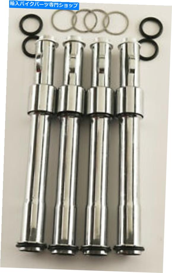 クロームパーツ Chrome Complete Pushrod Cover Kit for Harley Twin Camモデル Chrome Complete Pushrod Cover Kit for Harley Twin Cam Models by Colony【並行輸入品】 34,231円