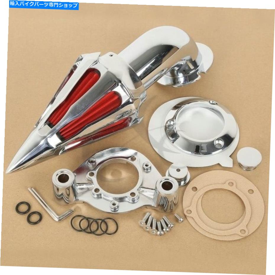クロームパーツ ポーズXL 1200 883スポーツスタッフ1991-2006 97用品フルターオットイングドット - オリジナルのタイトルを表示する ハーレーXL 1200 883 スポーツスター 1991-2006 97 用エアフィルターキットインテークセット- show original title【並行輸入品】