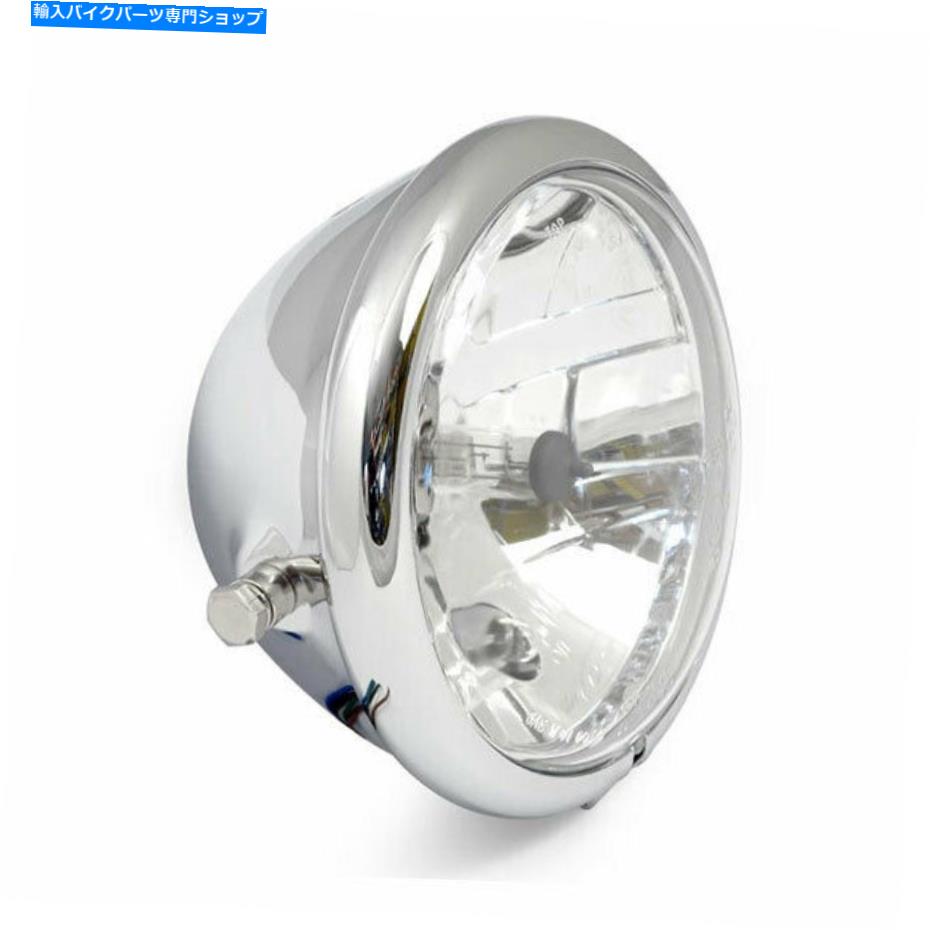 クロームパーツ 150mmクロームメッキカスタムバイクカフェレーサービンテージからのヘッドライトベイツ Headlight Bates From 150mm Chrome-Plated Custom Bike Cafe Racer Vintage【並行輸入品】