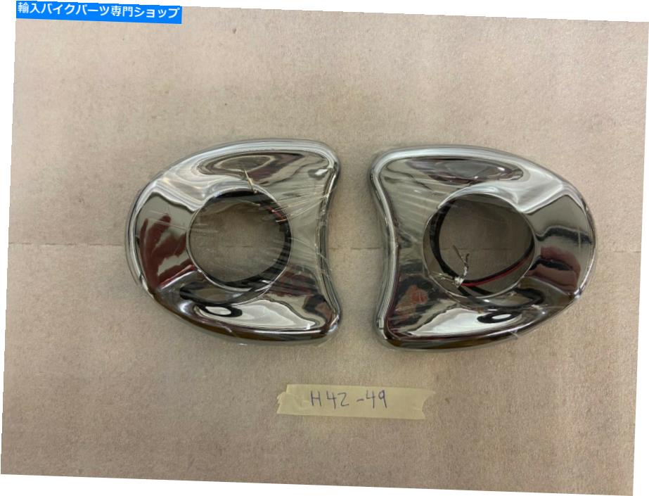 クロームパーツ 本物のハーレーダビッドソン照らされたクロムミラーカバーツーリング92600-10 Genuine Harley-Davidson Illuminated Chrome Mirror Covers Touring 92600-10【並行輸入品】