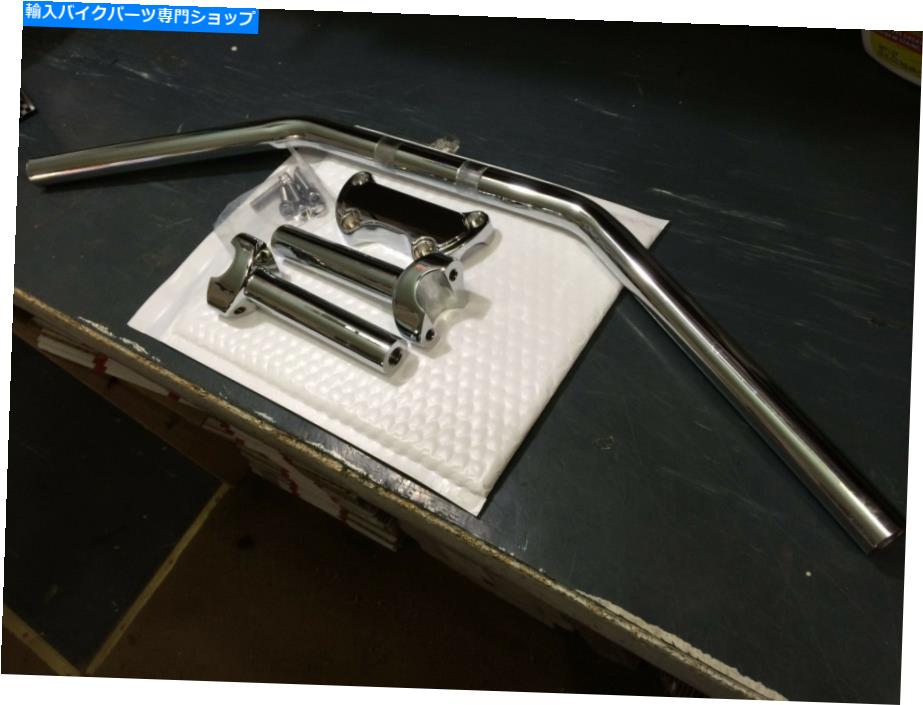 クロームパーツ クロムドラッグハンドルバー6 ''ライザーボバーチョッパーハーレーカスタム1 ''バー28'w CHROME DRAG Handlebar 6'' RISERS bobber chopper harley custom 1'' bar 28''W【並行輸入品】