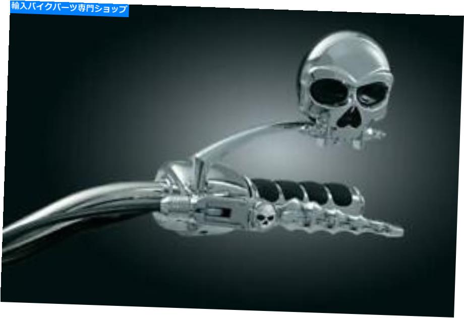 クロームパーツ Kuryakyn Zombie Levers、Chrome HondaモデルW /ケーブル操作クラッチ Kuryakyn Zombie Levers, Chrome HONDA MODELS W/CABLE OPERATED CLUTCH【並行輸入品】