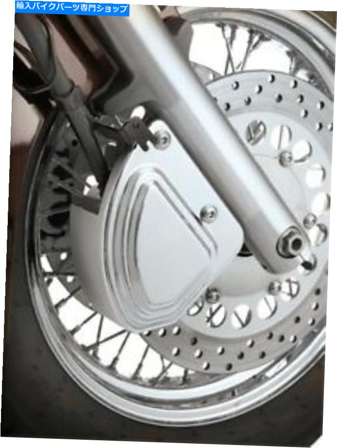 クロームパーツ クロムフロントブレーキキャリパーカバーの左右側63-605を表示 Show Chrome Front Brake Caliper Cover Left and Right Side 63-605【並行輸入品】