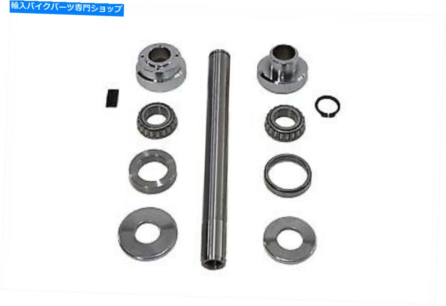 クロームパーツ 3？レースフォークネックカップキットクロームフィットハーレー - ダビッドソン 3? Raked Fork Neck Cup Kit Chrome fits Harley-Davidson【並行輸入品】