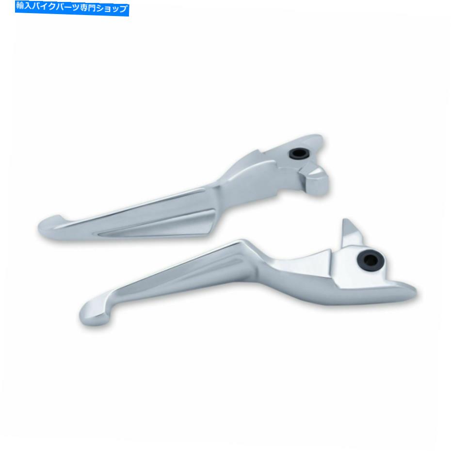 クロームパーツ クライャキンクロームワイドボスブレーキクラッチレバーハーレー2017-2018ツーリングバッガー Kuryakyn Chrome Wide Boss Brake Clutch Levers Harley 2017-2018 Touring Bagger【並行輸入品】