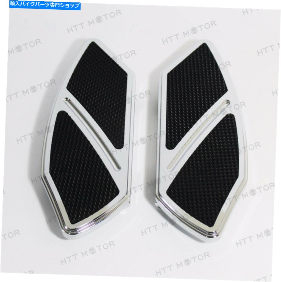 クロームパーツ アークエッジリアの乗客足板の床板のための床板のためのハーレイのツーリングクロム Arc Edge Rear Passenger Foot Board Floorboard For Softail Harley Touring chrome【並行輸入品】