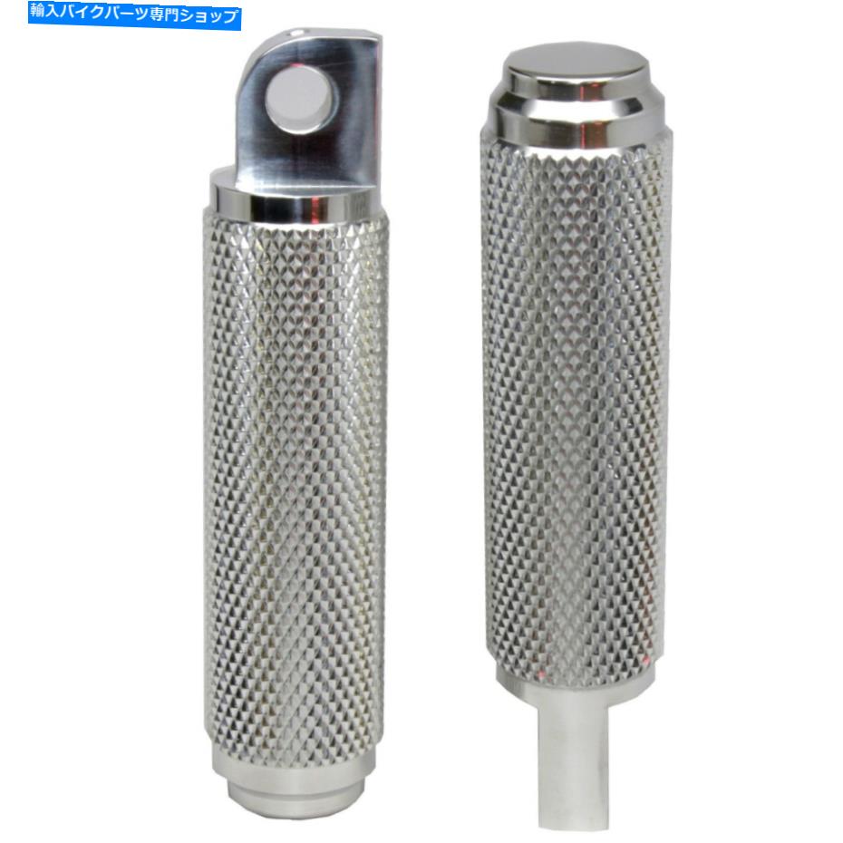 クロームパーツ ハーレイチョッパーボバー騎士フットペグクローム HARLEY CHOPPER BOBBER KNURLED FOOT PEGS CHROME【並行輸入品】 34,231円