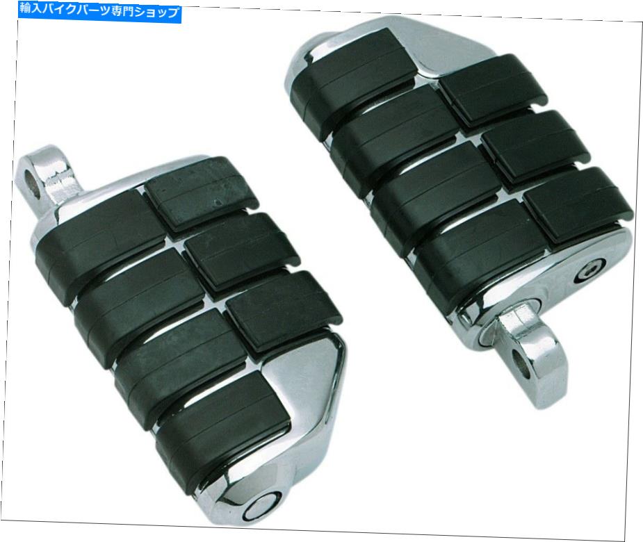 クロームパーツ クライャキンクローム競争性ISO-PEG w /男性マウントアダプターハーリーインド勝利 Kuryakyn Chrome Dually ISO-Pegs w/ Male Mount Adapters Harley Indian Victory【並行輸入品】
