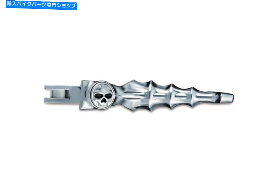 クロームパーツ クライャキンクロームクッキーンゾンビレバー1058. Kuryakyn Chrome Kuryakyn Zombie Levers 1058【並行輸入品】