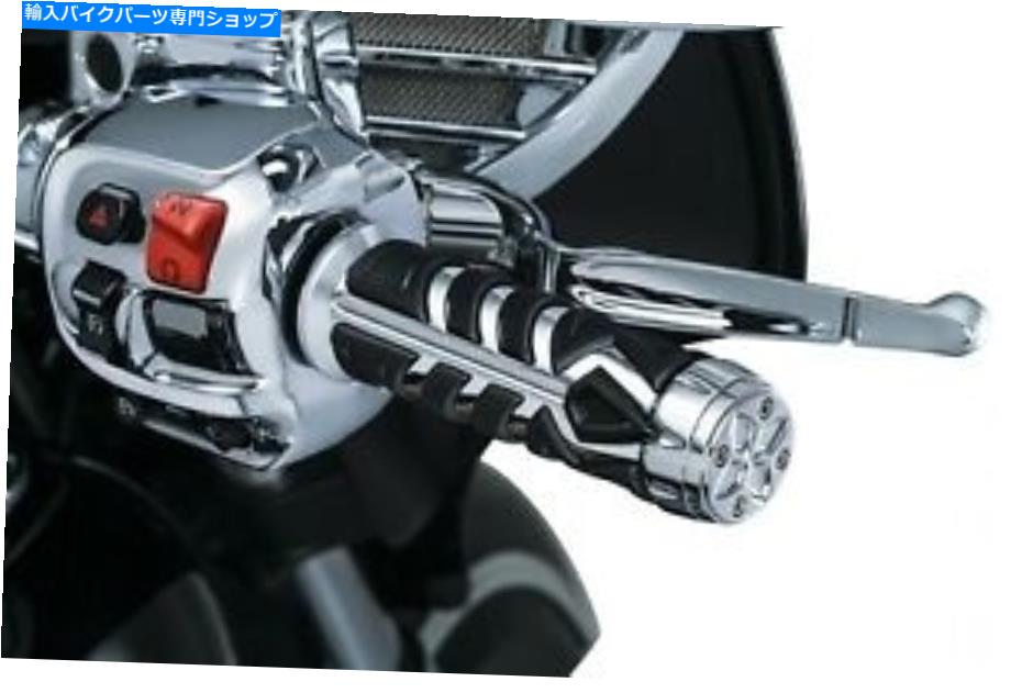 クロームパーツ インドのチーフ/チーフテインモデルのためのクライャキンスピアグリップ - Chrome - 5635 Kuryakyn Spear Grips for Indian Chief / Chieftain Models - Chrome - 5635【並行輸入品】