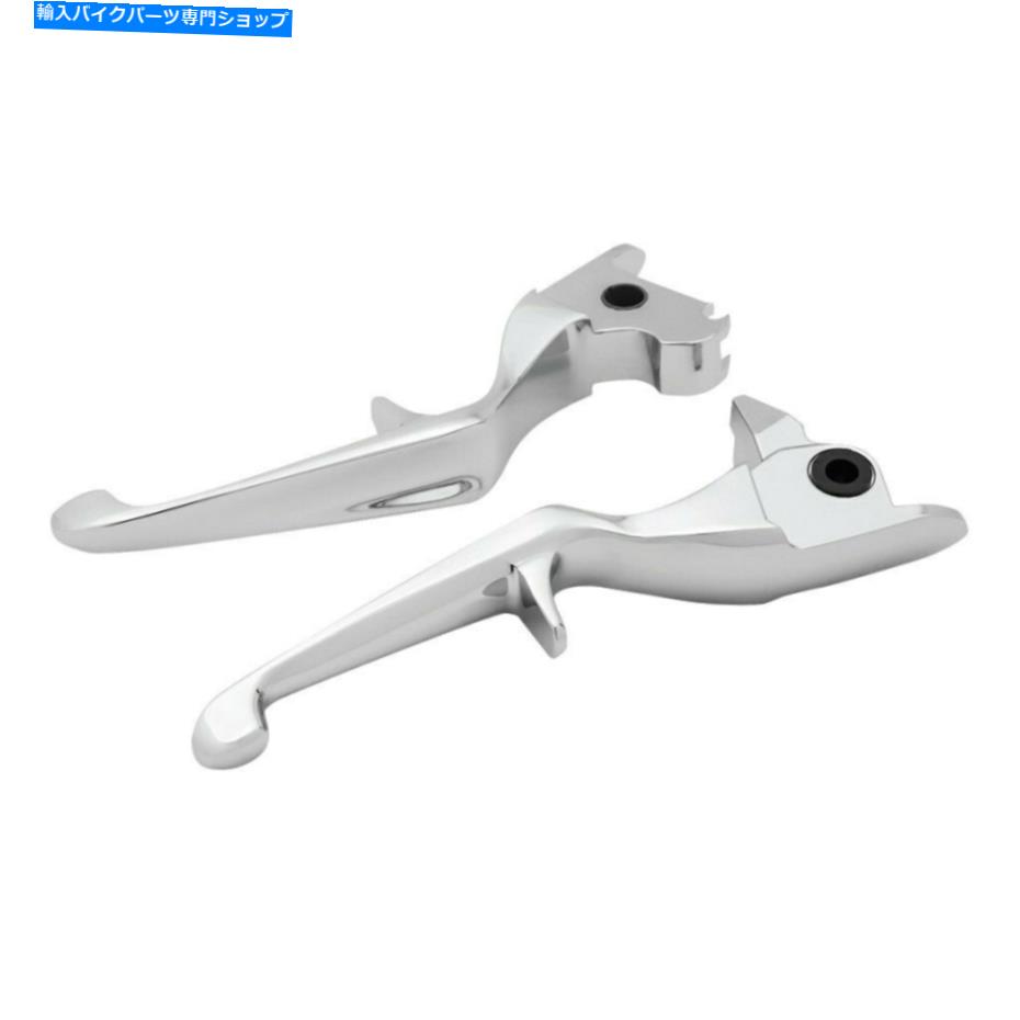 クロームパーツ Harley-Davidson Road King 2014-2016 Kuryakyn 1843 Chromeトリガーレバー For Harley-Davidson Road King 2014-2016 Kuryakyn 1843 Chrome Trigger Levers【並行輸入品】