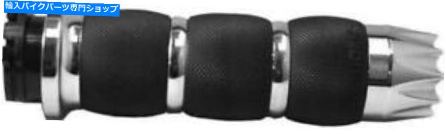 クロームパーツ エイボンエアクッショングリップグリップエクスカリバークローム＃エアー90-EXハーレーダビッドソン Avon Air Cushioned Grips Excalibur Chrome #AIR-90-EX Harley Davidson【並行輸入品】