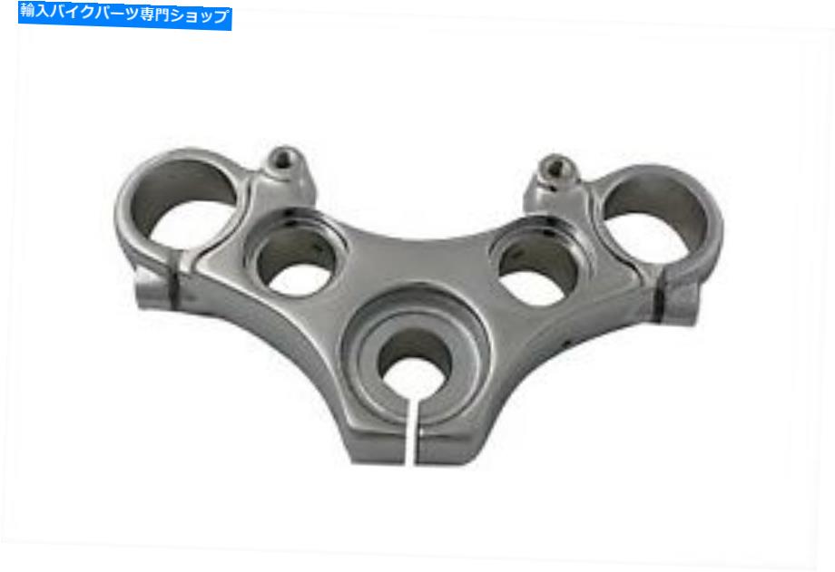 クロームパーツ V-Twin 24-0865 - レプリカトップトリプルツリークロム V-Twin 24-0865 - Replica Top Triple Tree Chrome【並行輸入品】