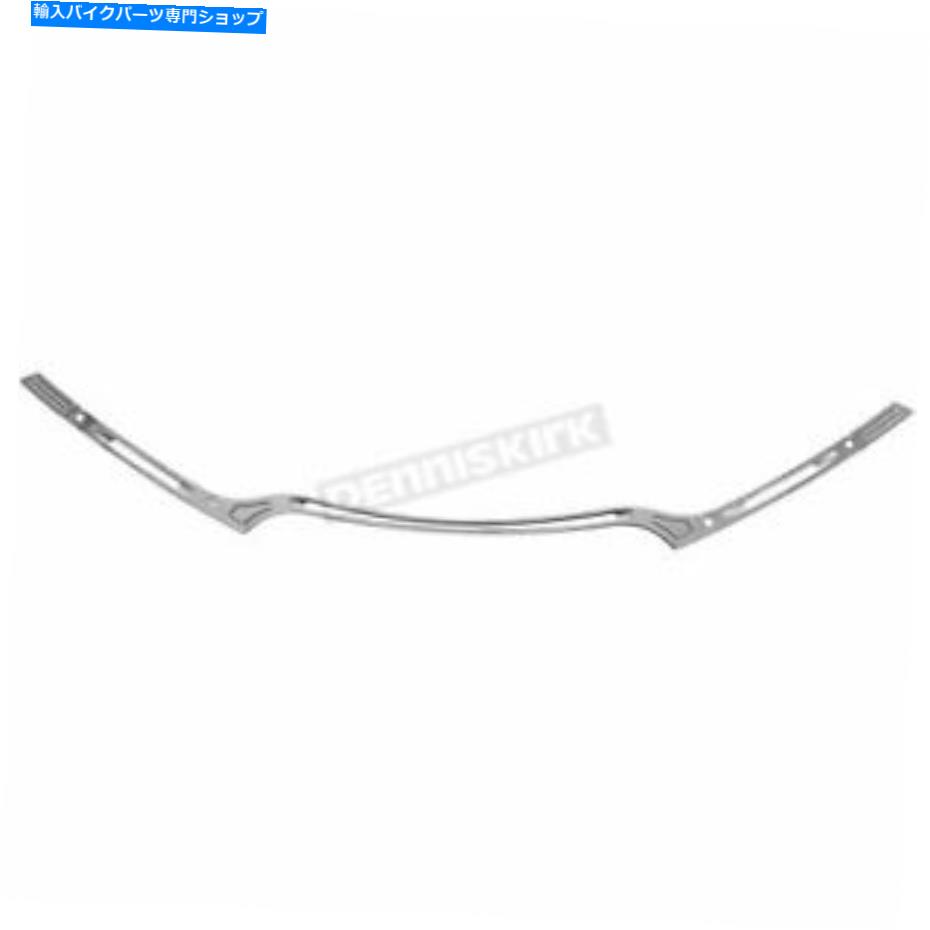 クロームパーツ Hogworkz Chrome Hollow Cut Billet Windshield Trim - HW157812 HogWorkz Chrome Hollow Cut Billet Windshield Trim - HW157812【並行輸入品】
