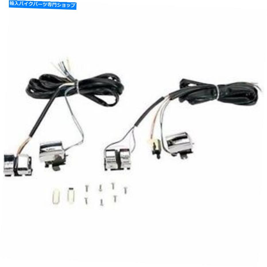 クロームパーツ ハンドルバーワイヤーハーネススイッチインドチーフビンテージデラックススピリットスカウト99-03 HANDLEBAR WIRING HARNESS SWITCHES INDIAN CHIEF VINTAGE DELUXE SPIRIT SCOUT 99-03【並行輸入品】