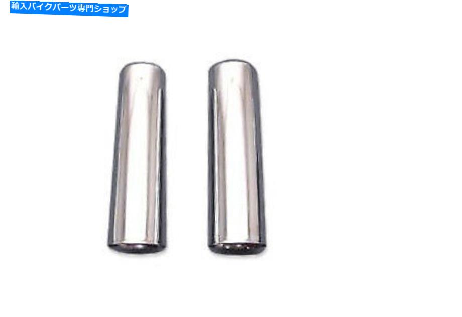 クロームパーツ クロムショックスプリングカバーセットハーレー - ダビッドソンフィット Chrome Shock Spring Cover Set fits Harley-Davidson【並行輸入品】