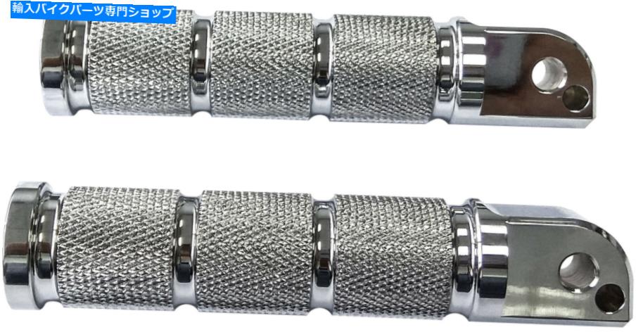 クロームパーツ ハードドライブクロムレトロ旅客足の足元ペアハーレーデラックス2018-2020 Harddrive Chrome Retro Passenger Footpegs Foot Peg Pair Harley Deluxe 2018-2020【並行輸入品】