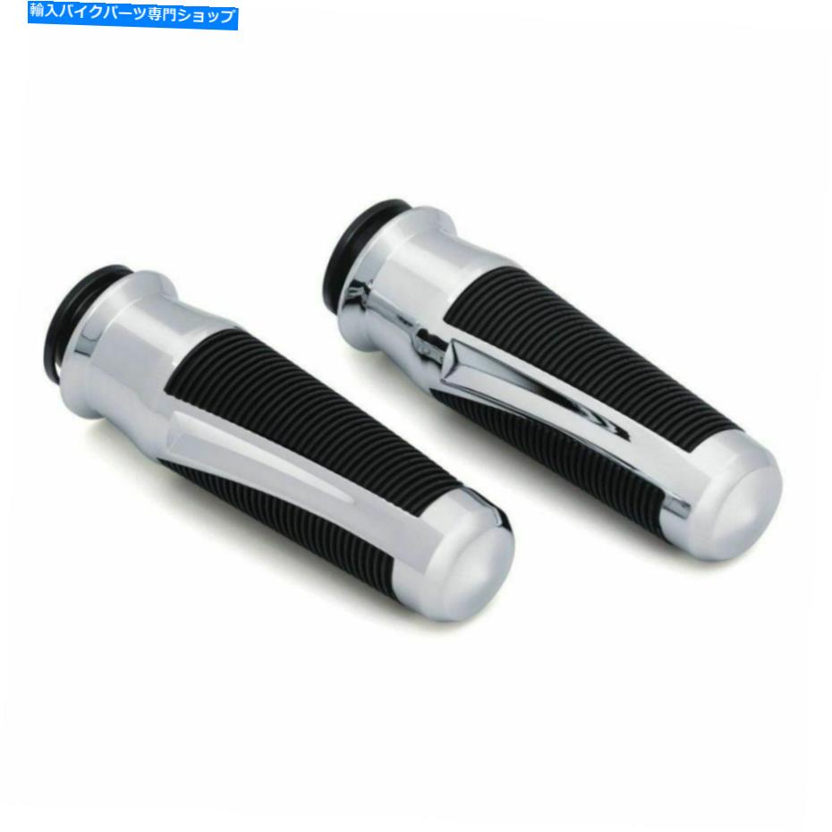 クロームパーツ インドクロムのためのクライャキンファントムグリップ Kuryakyn Phantom Grips for Indian Chrome【並行輸入品】
