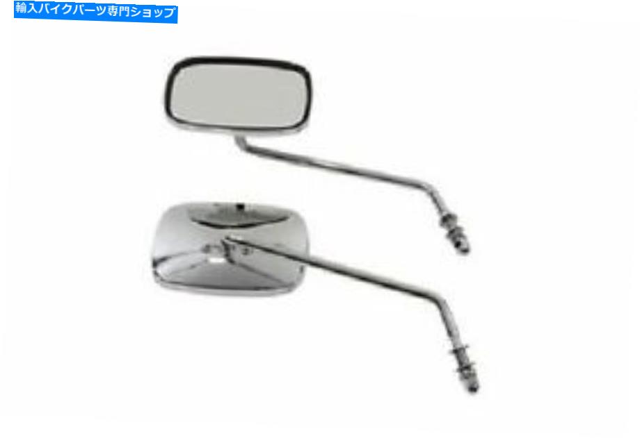 クロームパーツ Harley Davidson Chrome Long StemのミラーはDyna Road Kingと他のモデル#、 HARLEY DAVIDSON CHROME LONG STEM MIRRORS FITS DYNA ROAD KING AND OTHER MODELS#,【並行輸入品】|Us Custom Parts Shop USDM