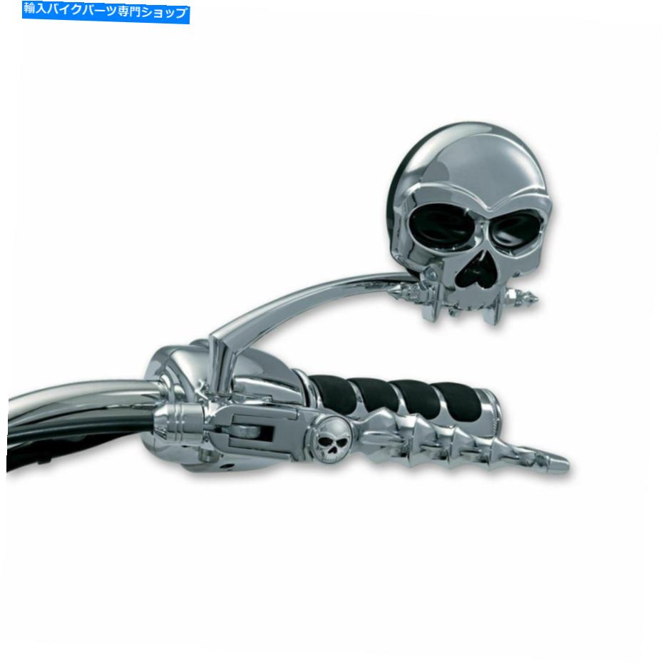 クロームパーツ クレアキンクロームスカルレバーセットペア96-13ハーレーソフトダイナスポーツスターツーリング Kuryakyn Chrome Skull Lever Set Pair 96-13 Harley Softail Dyna Sportster Touring【並行輸入品】|Us Custom Parts Shop USDM