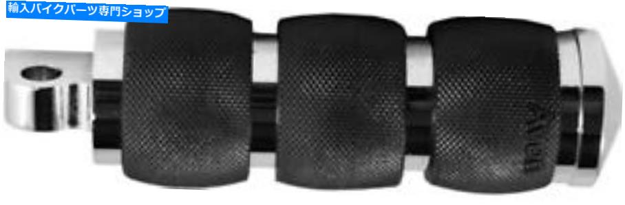 クロームパーツ エイボングリップ足頂点クロームエアクッション Avon Grips Footpegs Chrome Air Cushion【並行輸入品】