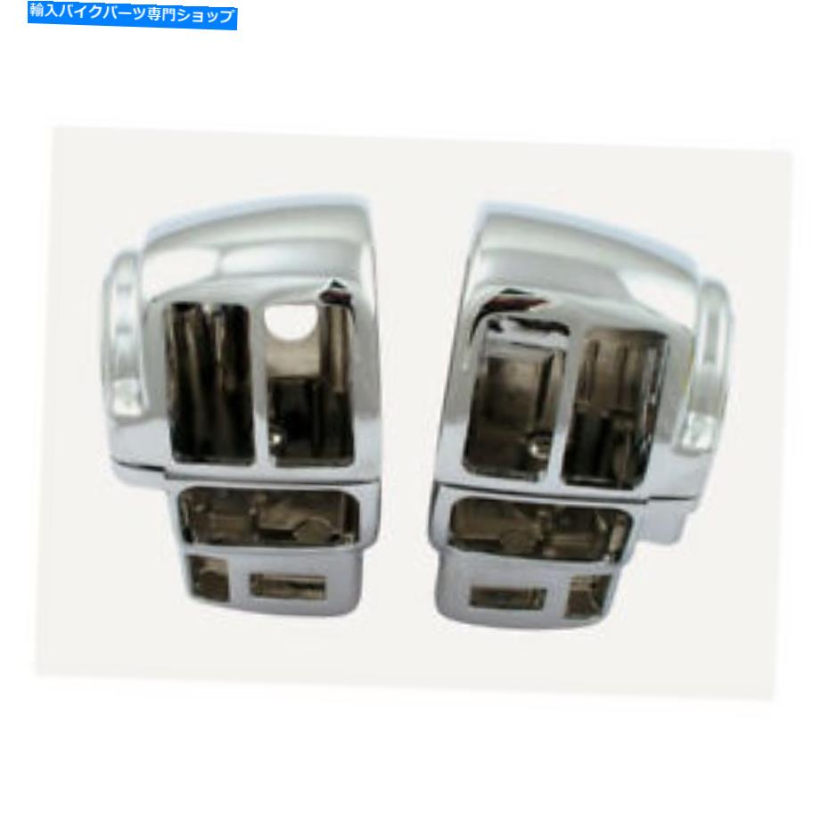 クロームパーツ スイッチケーシング1ペアクローム用ハーレー - ダビッドソンツーリング08-13クルーズコントロール+ + Switch Casing 1 Pair Chrome For Harley-Davidson Touring 08-13 Cruise Control + +【並行輸入品】