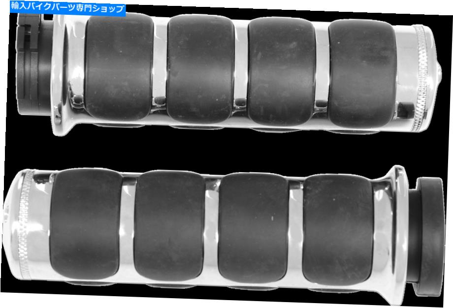 クロームパーツ クライャキンクロームオートバイのISOグリップ82-19ハーレーツーリングDYNA XL SOFTAIL 6205 Kuryakyn Chrome Motorcycle ISO Grips 82-19 Harley Touring Dyna XL Softail 6205【並行輸入品】