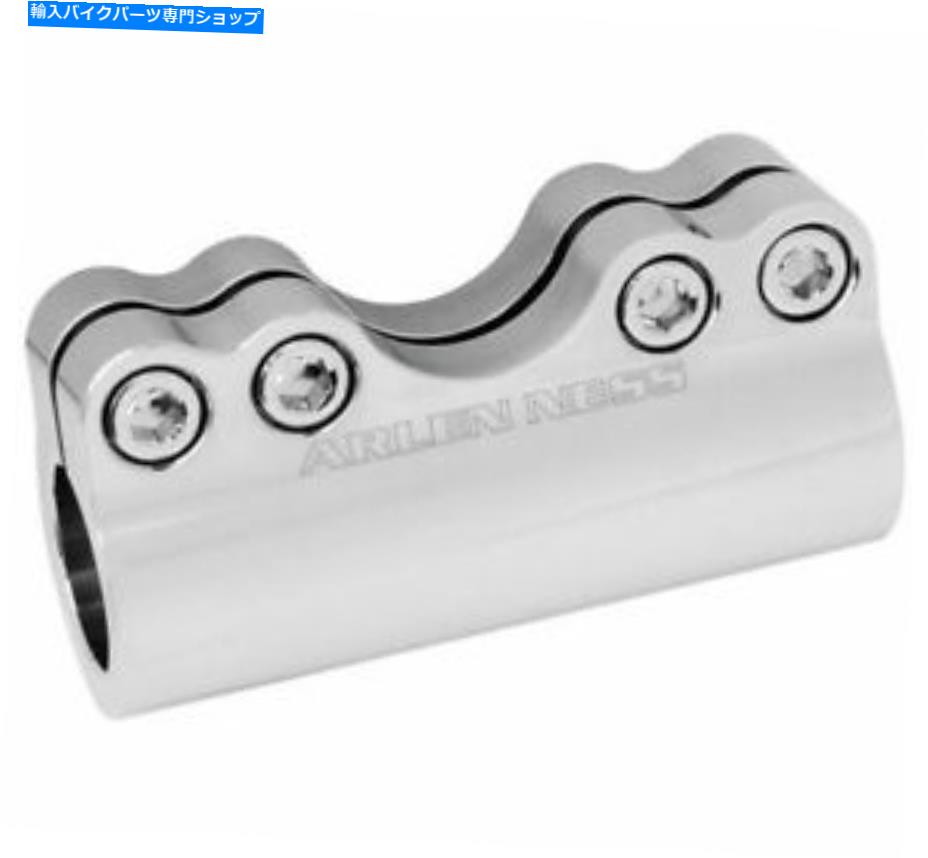 クロームパーツ Arlen Nessモジュラービレットハンドルバークランプ1-1 / 4 IN。クローム08-053 Arlen Ness Modular Billet Handlebar Clamps 1-1/4 In. Chrome 08-053【並行輸入品】