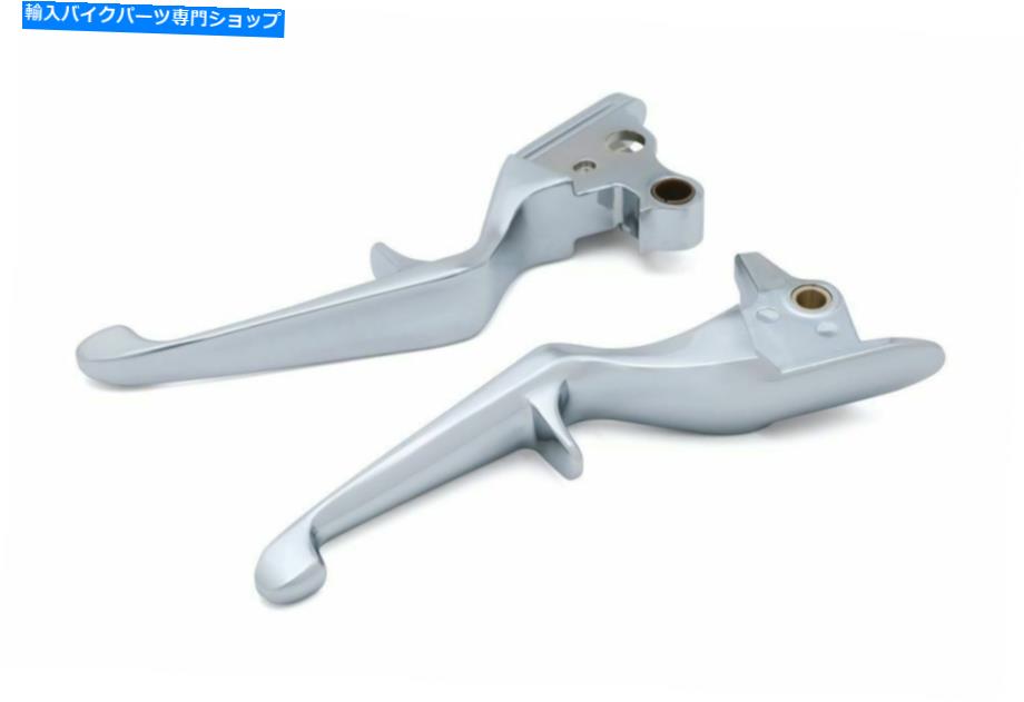 クロームパーツ クレアキン交換クロームトリガーレバーハーレー17-18ツーリングストリートロードグライド Kuryakyn Replacment Chrome Trigger Levers Harley 17-18 Touring Street Road Glide【並行輸入品】