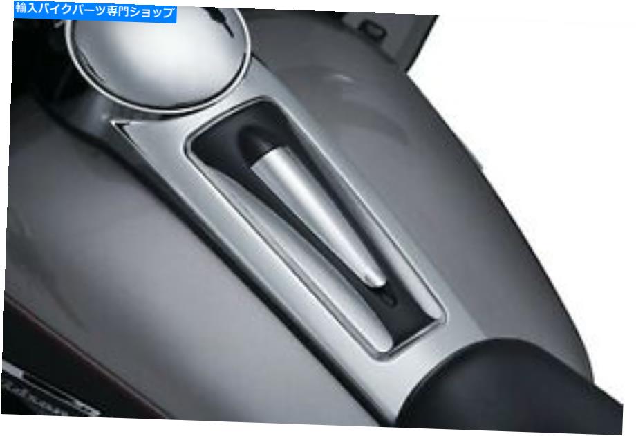 クロームパーツ Kuryakyn Chrome W /黒彫刻ダッシュインサート08-17限定、ウルトラ、トライグリッド Kuryakyn Chrome w/ Black Sculpted Dash Insert for 08-17 Limited, Ultra, Tri-Glid【並行輸入品】 34,231円